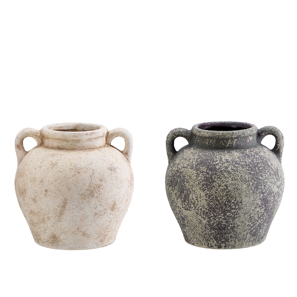 TERRACOTTA VASE SENIA ASSORTED 2 COLOURS