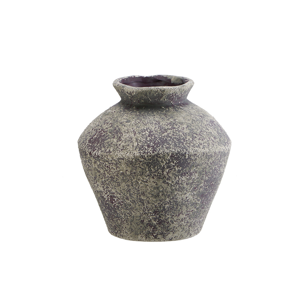 TERRACOTTA VASE SENIA ASSORTED 2 COLOURS 22X22CM