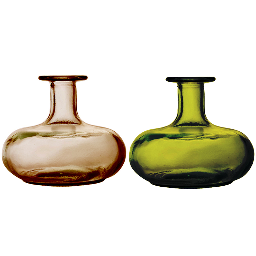 BOTTLE VASE 12.5X11CM