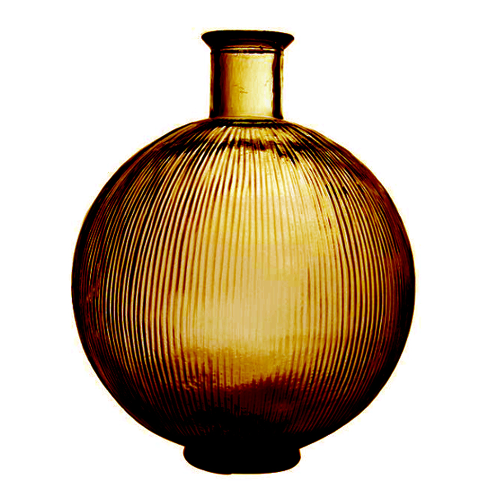 VASE ARTEMIS RAYAS PUMKIN 34X42CM