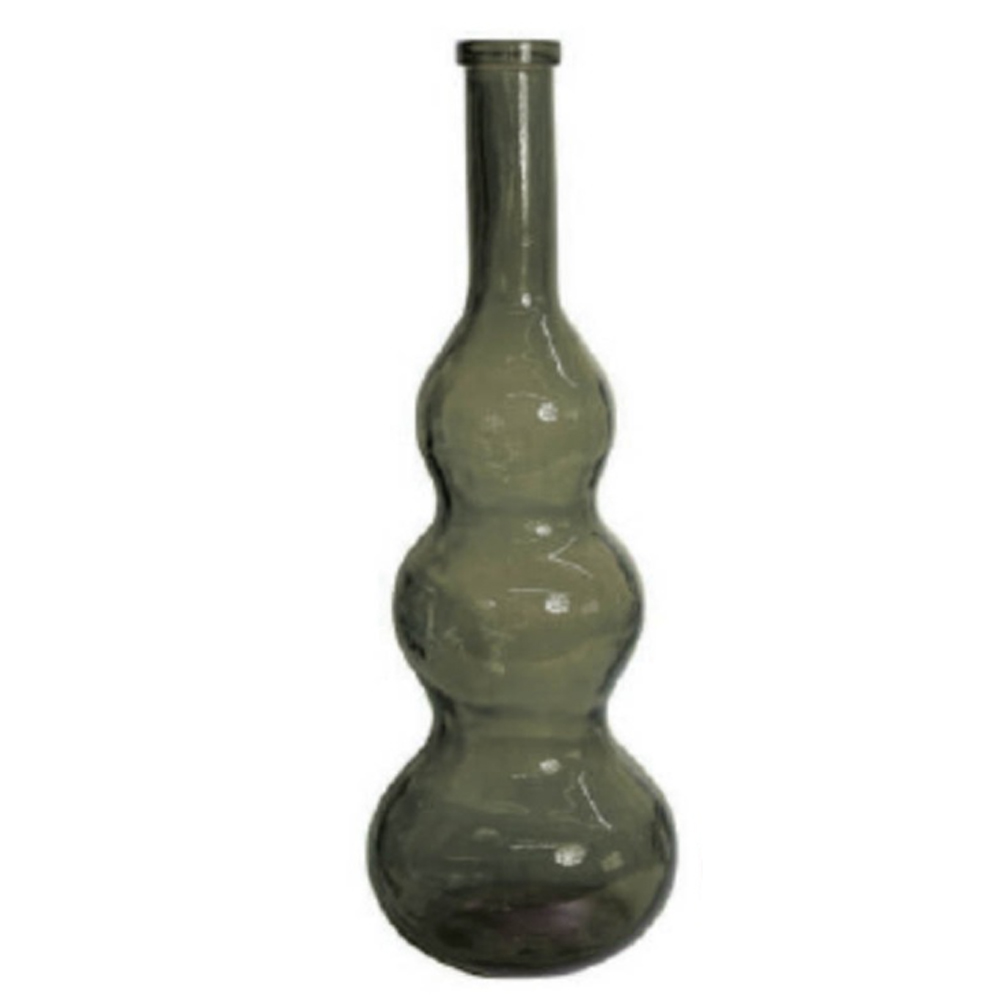 VASE ODON MEDIANO GLOSSY DARK GREEN 75CM
