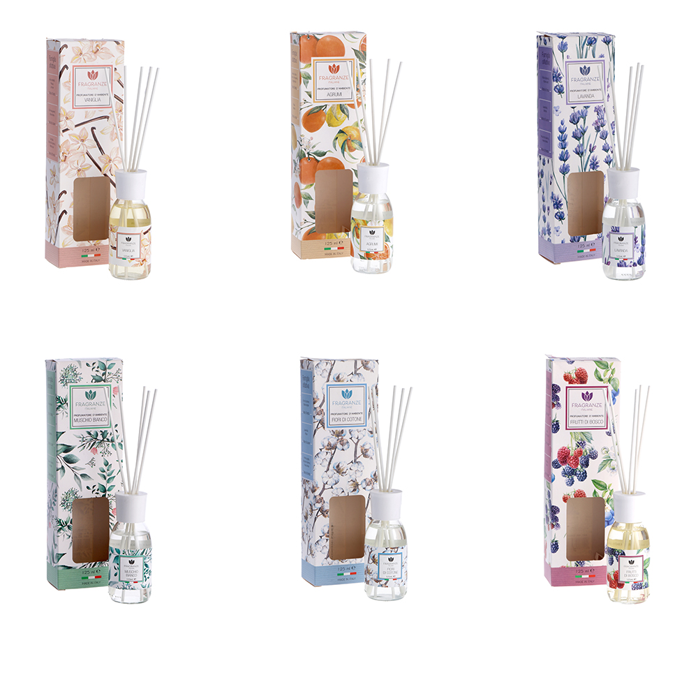 DIFFUSER FRAGRANCE WITH WICKERS 125ML