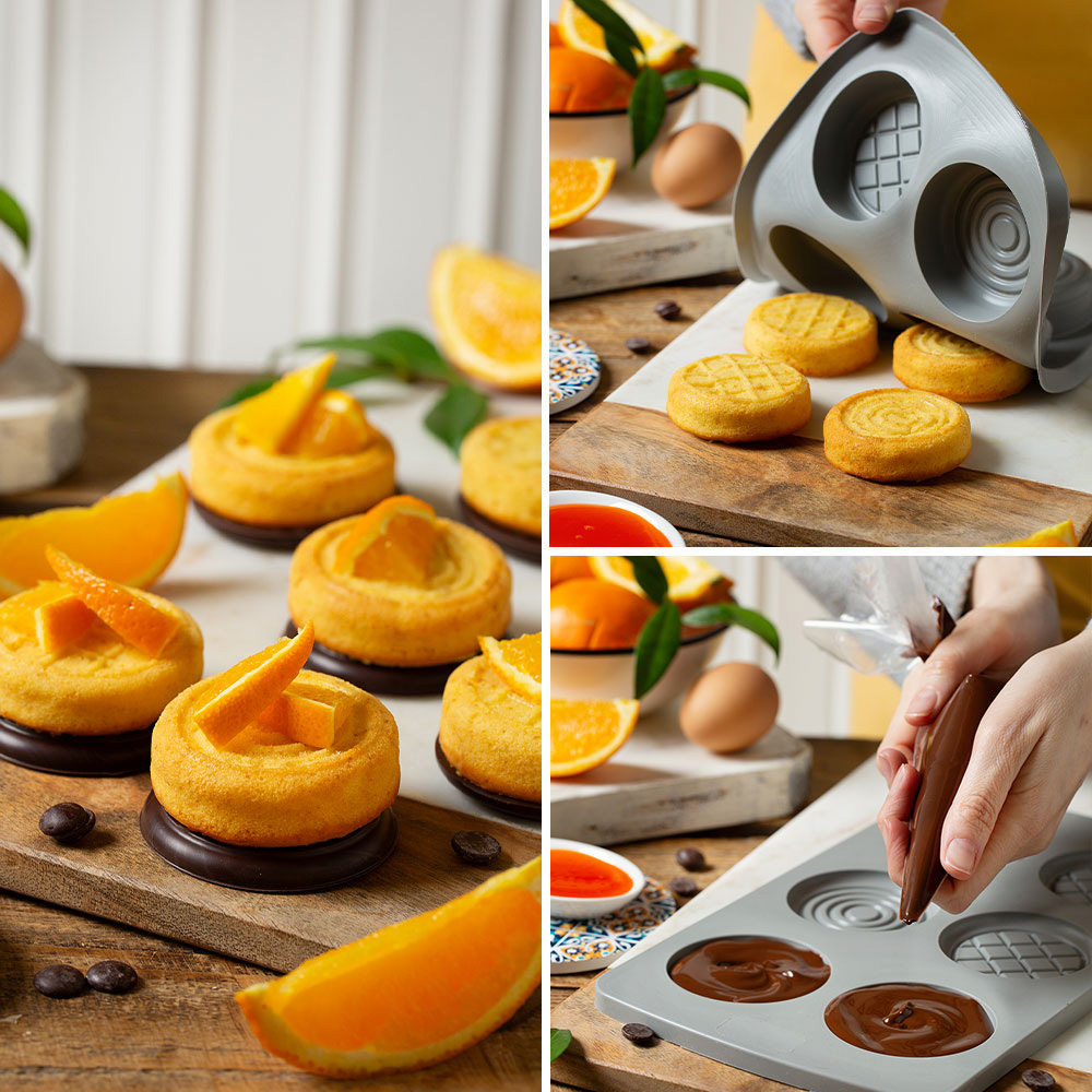 SET OF 2 DUO ROUND SILICONE MOLD - Image 4
