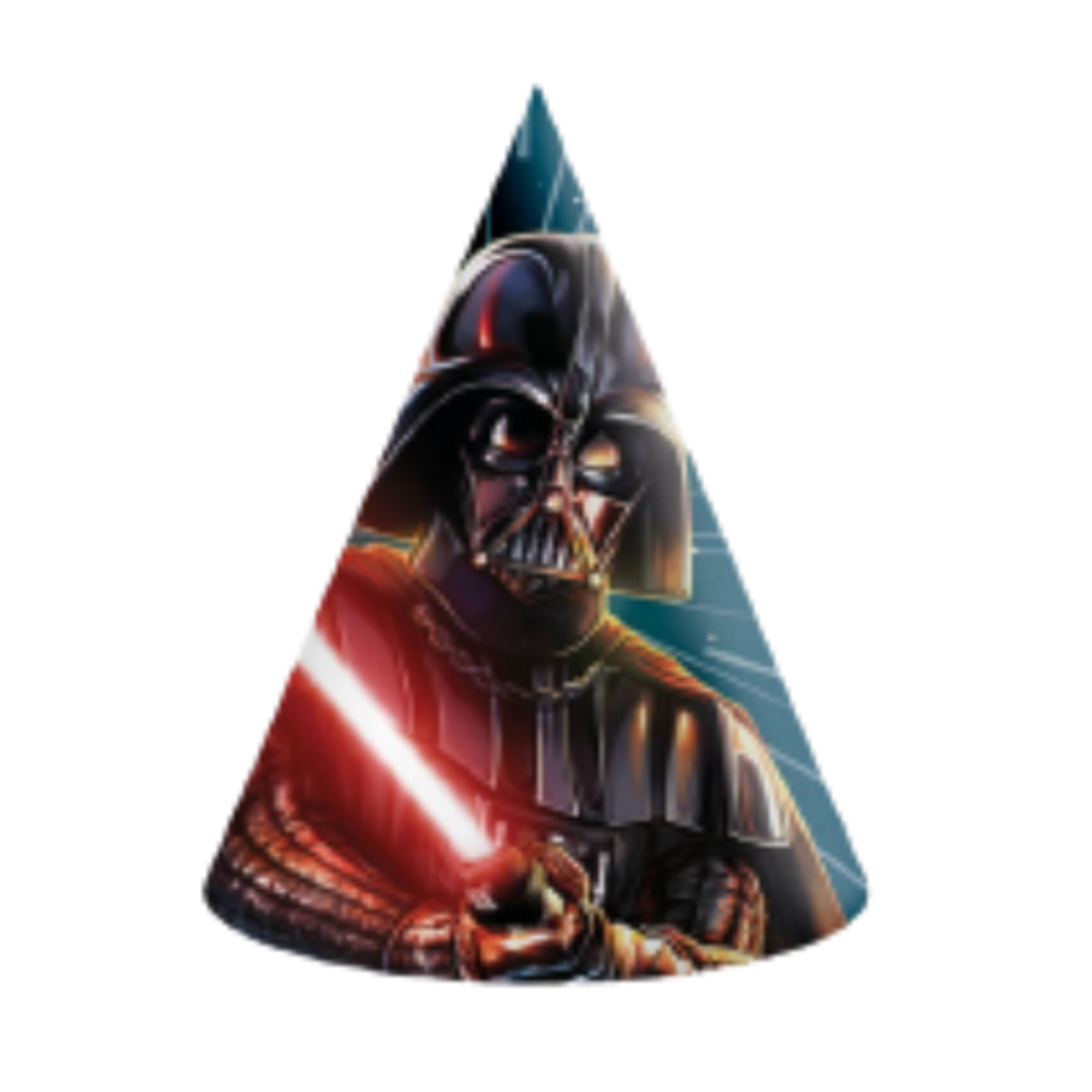 PAPER HATS STAR WARS GALAXY DISNEY FSC 6PCS