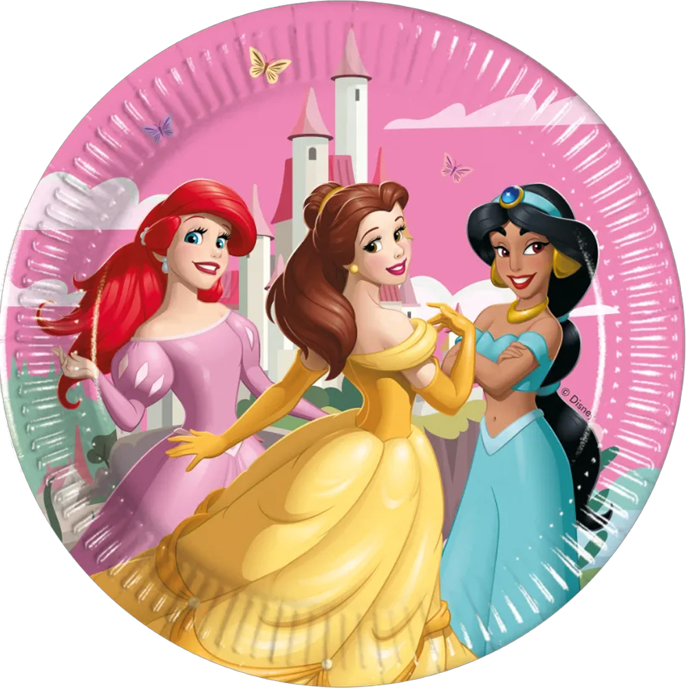 PAPER PLATES PRINCESS CREATE YOUR WORLD NEXT GENERATION 20CM 8PCS