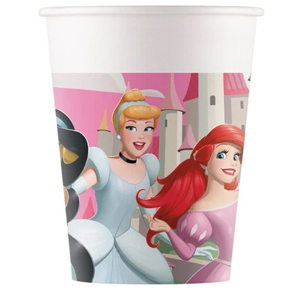 PAPER CUPS PRINCESS CREATE YOUR WORLD 200ML 8PCS