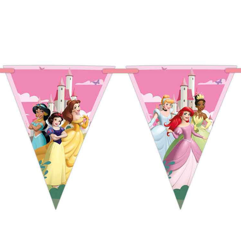 PAPER TRIANGLE BANNERS PRINCESS CREATE YOUR WORLD FSC