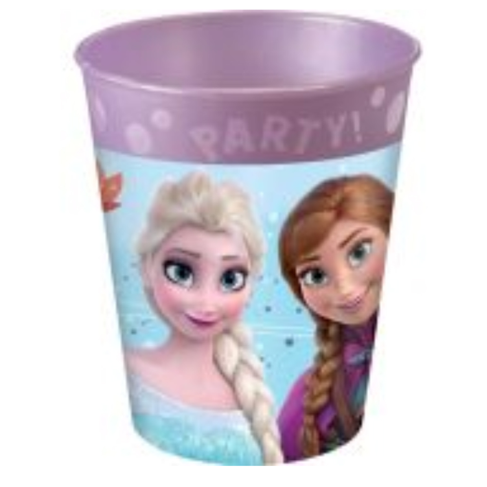 REUSABLE CUPS PARTY FROZEN IDYLLIC WONDER 250ML 4PCS