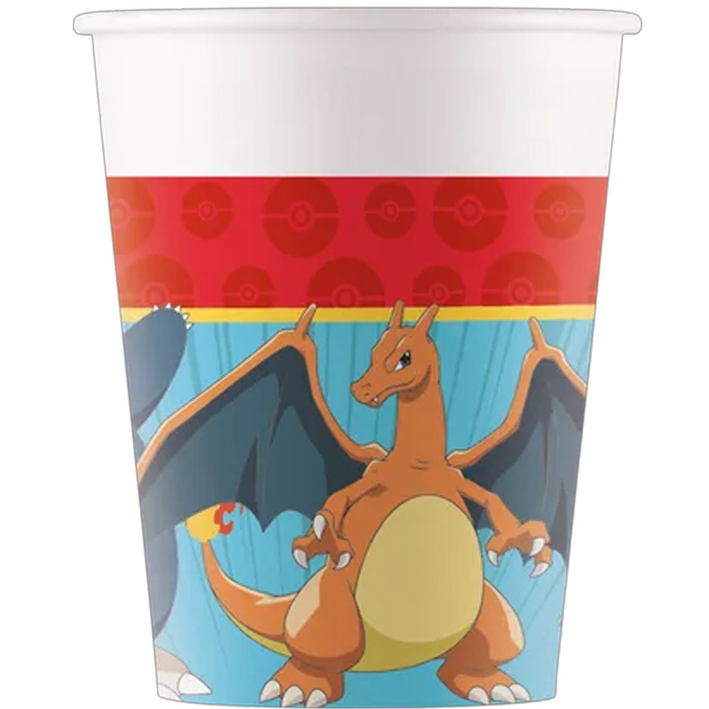 PAPER CUPS POKEMON TPC INTERNATIONAL 200ML 8PCS