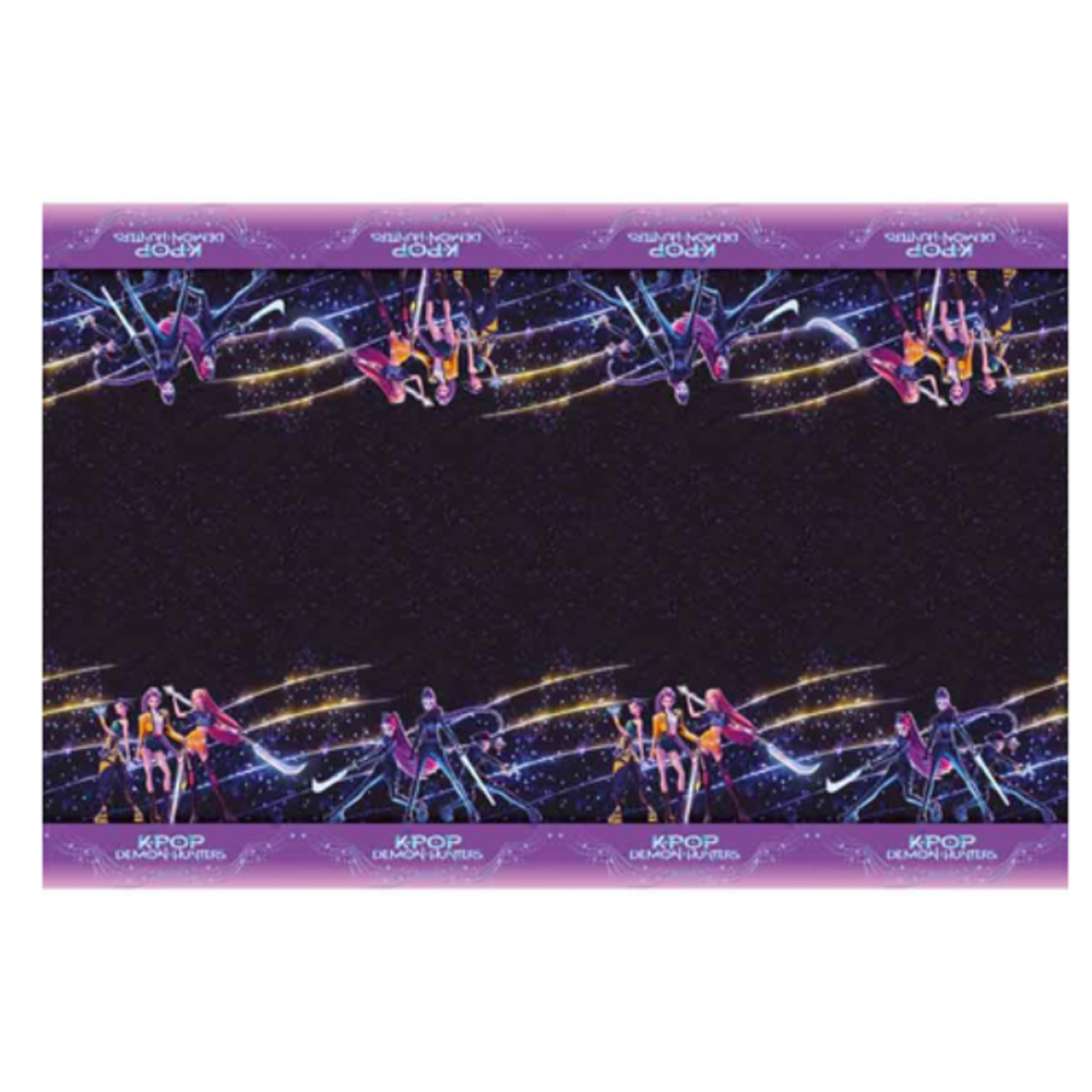 PLASTIC TABLECOVER K-POP DEMON HUNTERS NETFLIX 120X180CM