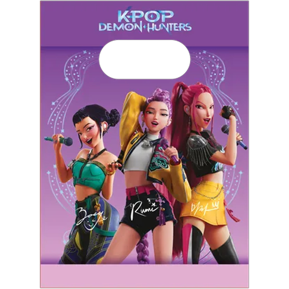 PAPER BAGS K-POP DEMON HUNTERS NETFLIX 4PCS