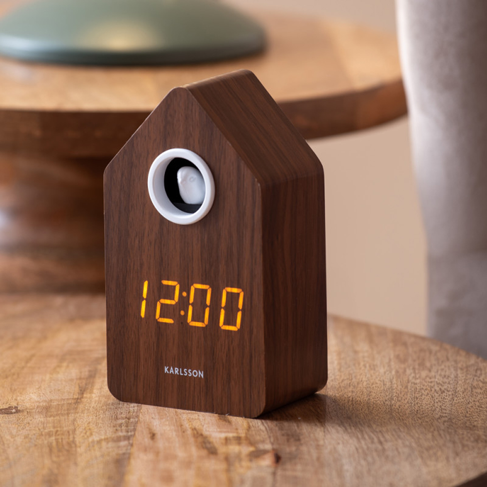 ALARM CLOCK CUCKOO LED 6X9X15.8CM - Image 2