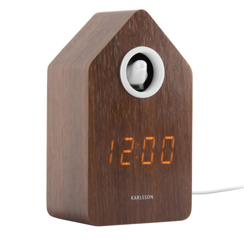 ALARM CLOCK CUCKOO LED 6X9X15.8CM - Image 3