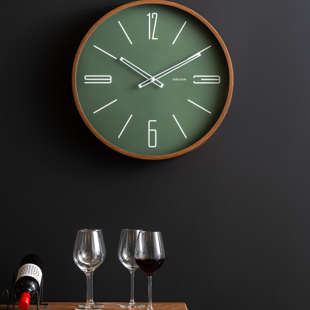 WALL CLOCK MARCADO LARGE SAND BROWN 4.9X50.8CM - Image 2