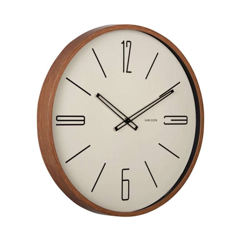 WALL CLOCK MARCADO LARGE SAND BROWN 4.9X50.8CM - Image 4