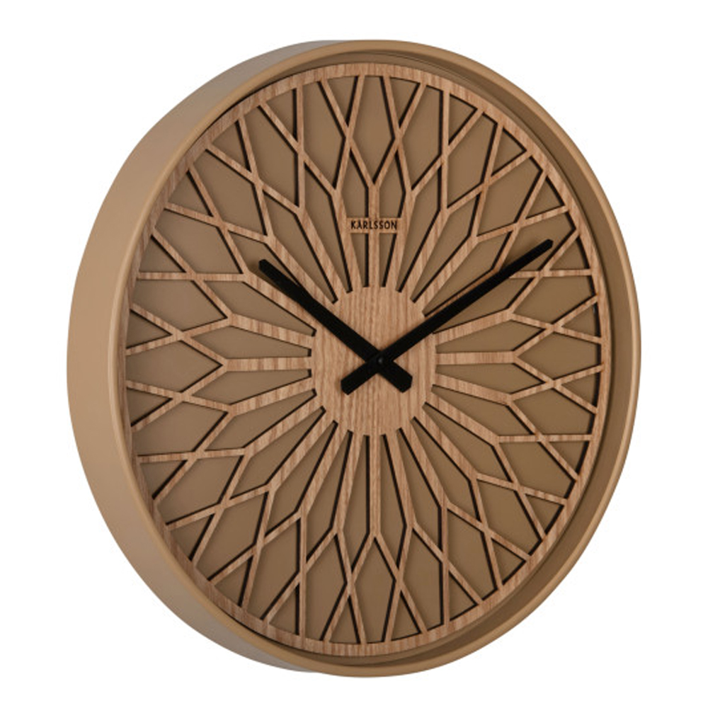 WALL CLOCK GIRASOL MOCHA BROWN 4.8X40.6CM - Image 3