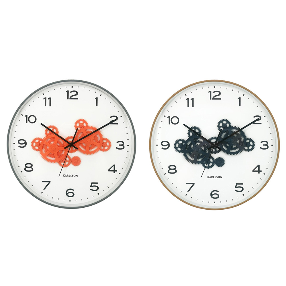 WALL CLOCK OPEN GEAR MOUSE 40.8X5.66X40CM