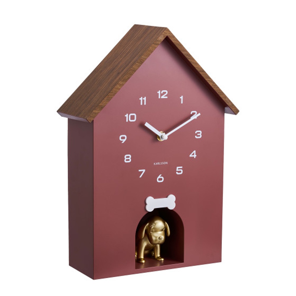 WALL CLOCK DOG HOUSE 26.5X36.5X11.5CM - Image 2