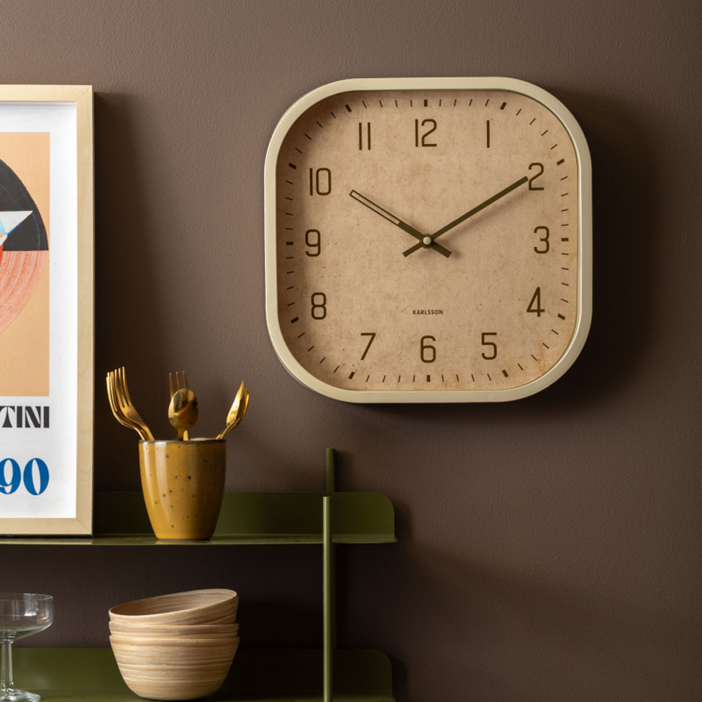 WALL CLOCK ELEMENTAL CUADRADO 30X30X4CM - Image 3