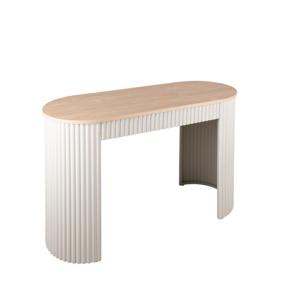 CONSOLE TABLE ESTRIADO WARM GREY 100X40X76.5CM - Image 5