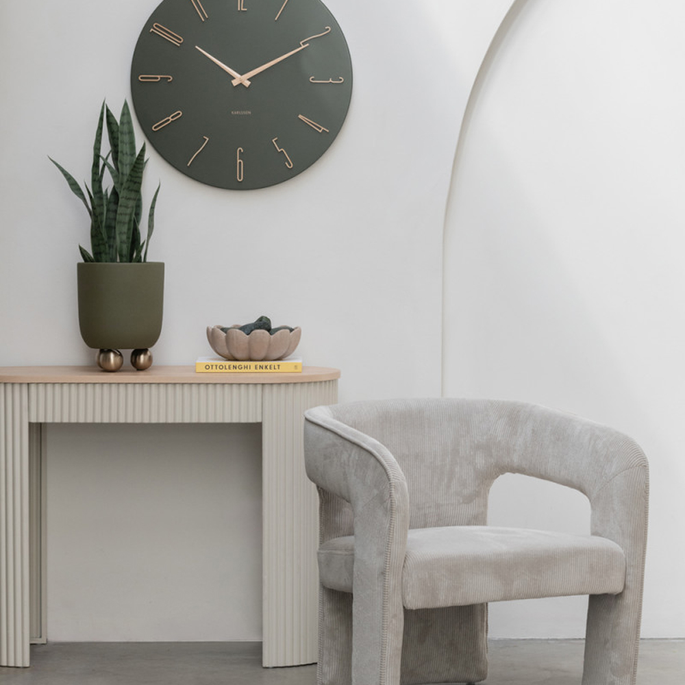 CONSOLE TABLE ESTRIADO WARM GREY 100X40X76.5CM - Image 2