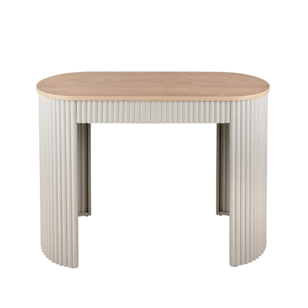CONSOLE TABLE ESTRIADO WARM GREY 100X40X76.5CM