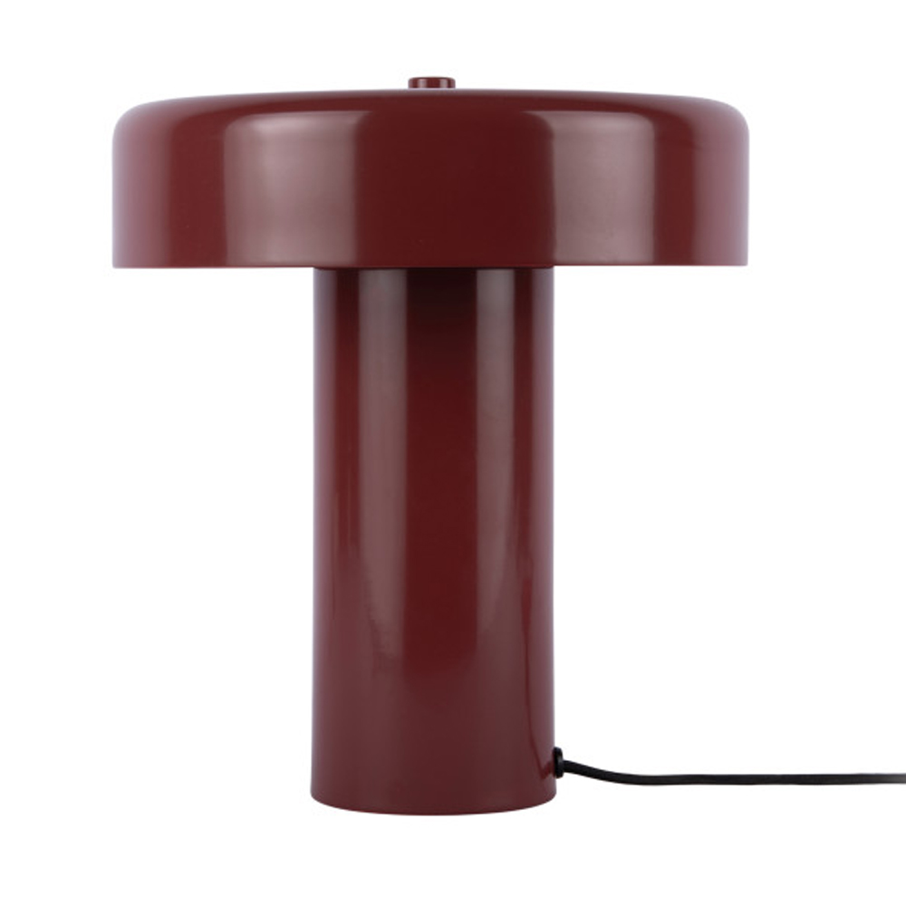 TABLE LAMP RIQUEZA PALO BURGUNDY RED 24X26CM