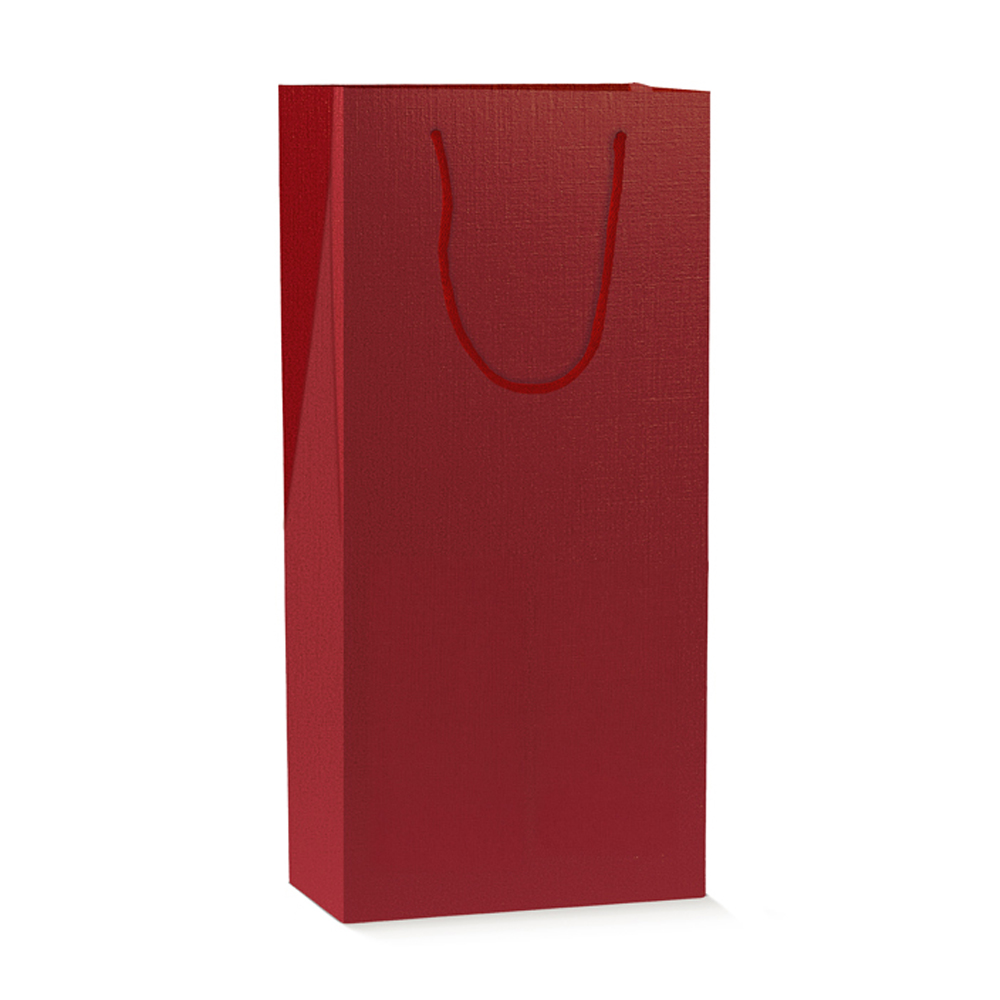 SHOPPING BOX CORDINO 2 - 3 BOTTLE FIBRA BORDEAUX 190X90X430MM