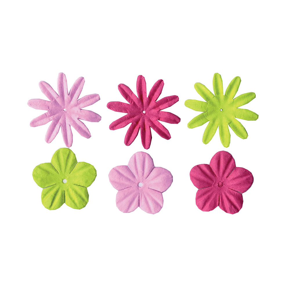 STICKERS FLOWERS AND PEARLS GIRL 75PCS - Image 2