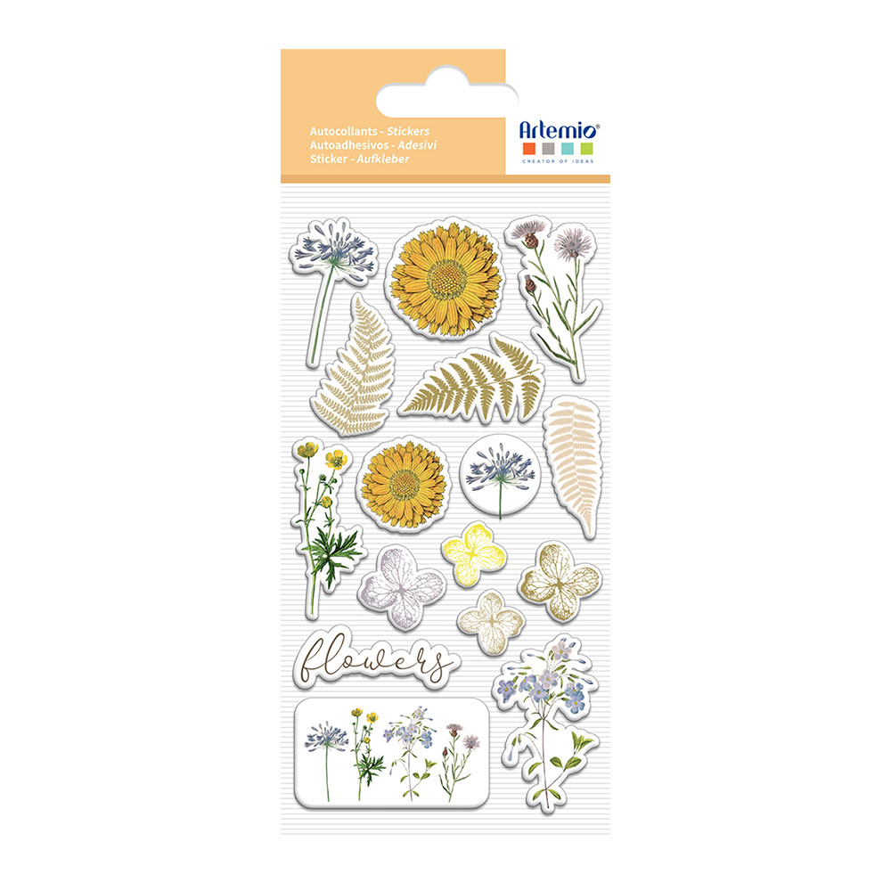 STICKERS TRANSPARENT BOTANICA