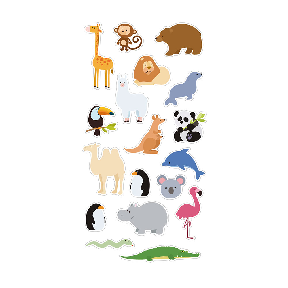 STICKERS PUFFIES ANIMALS