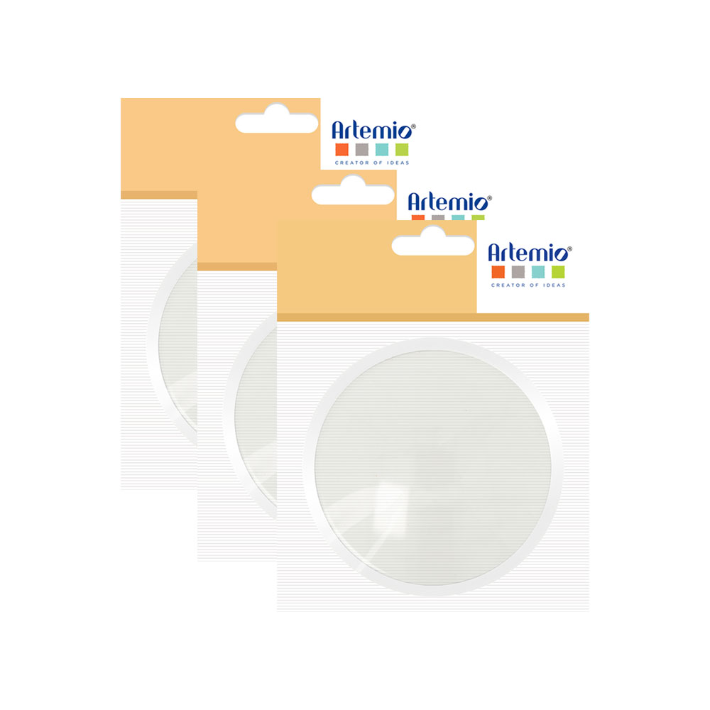 TRANSPARENT PLASTIC SHELLS 4PCS