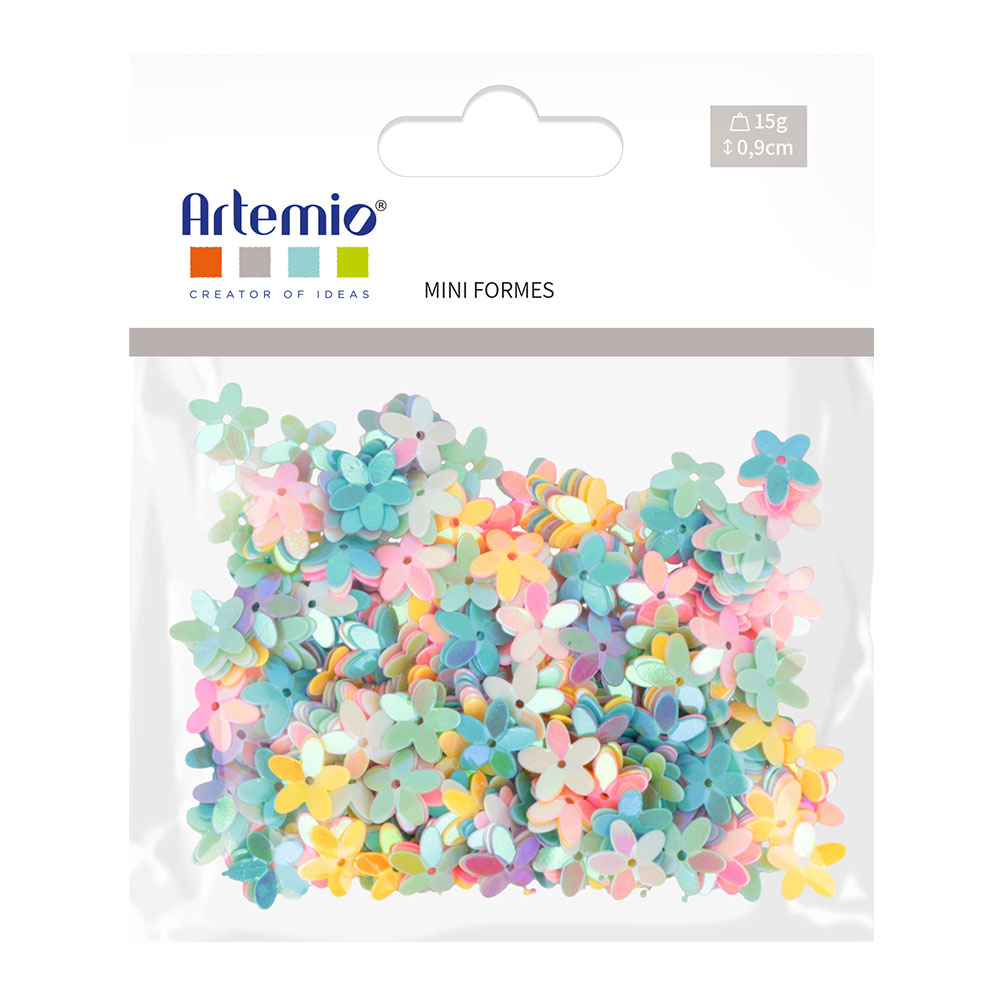 DECOR MINI FLOWERS 6 COLORS 15G