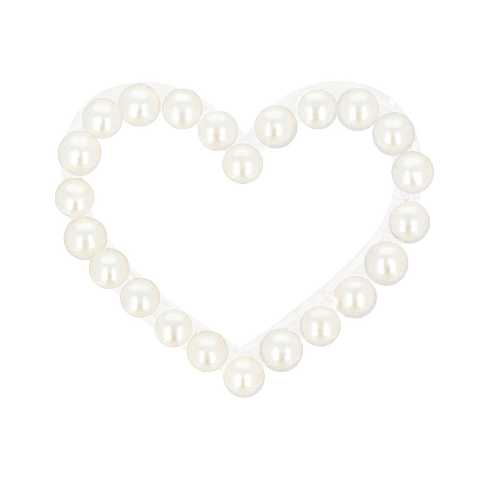 STICKERS DOTTED HEARTS WHITE - Image 2