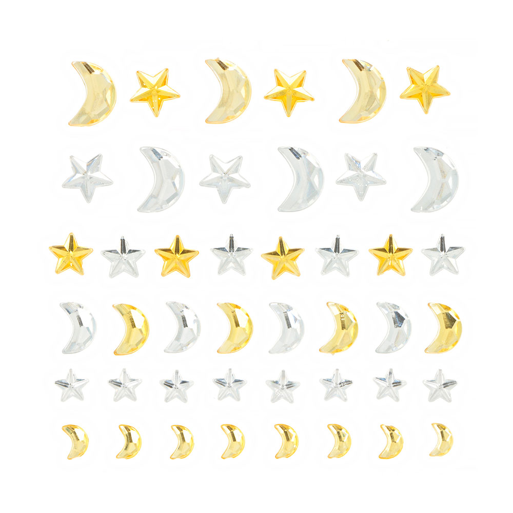 STICKERS BLING MOON STAR 0.7CM - Image 2