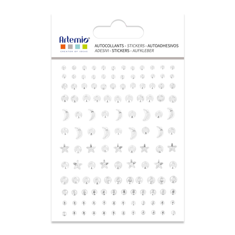 STICKERS MOONS AND STARS EPOXY MINI