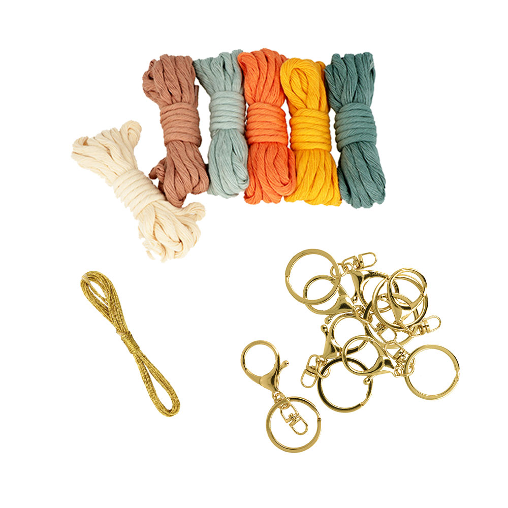 KEYHOLDER MACRAME KIT 6PCS