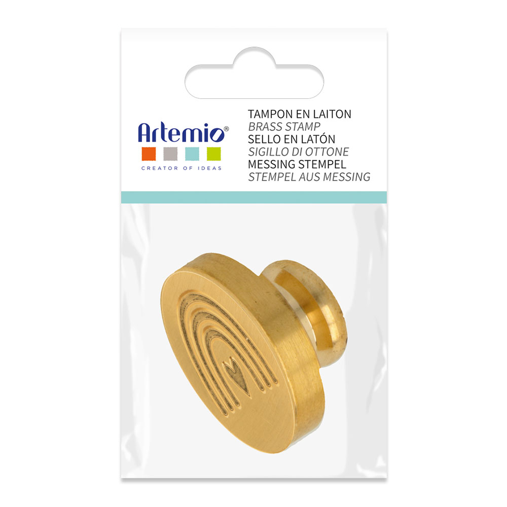 STAMP BRASS RAINBOW 2.5CM - Image 2