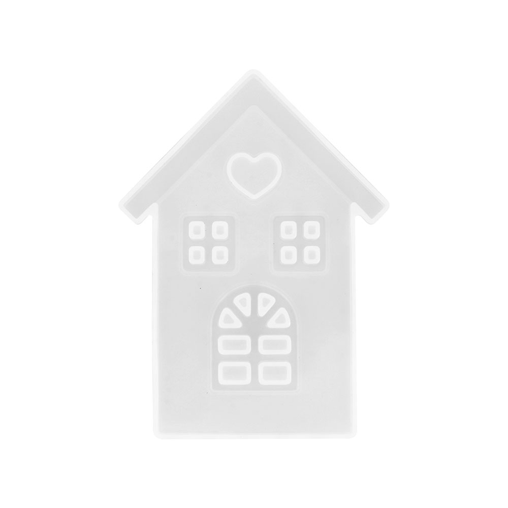 SILICONE HOUSE MOULD 14.8X11X1CM