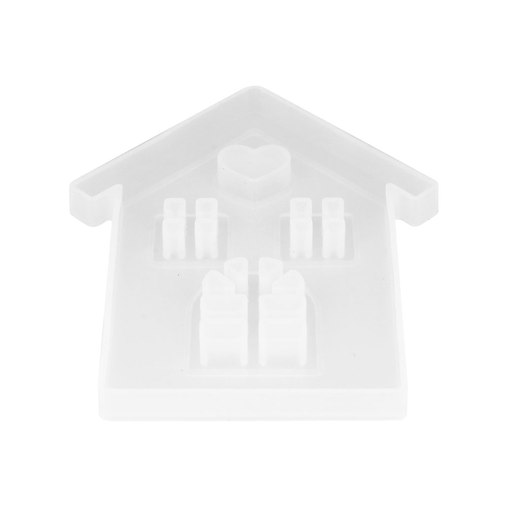 SILICONE HOUSE MOULD 14.8X11X1CM - Image 3