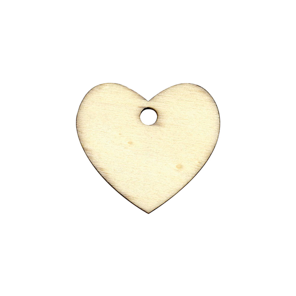 WOOD LABEL HEART 5X5.5X0.2CM 6PCS