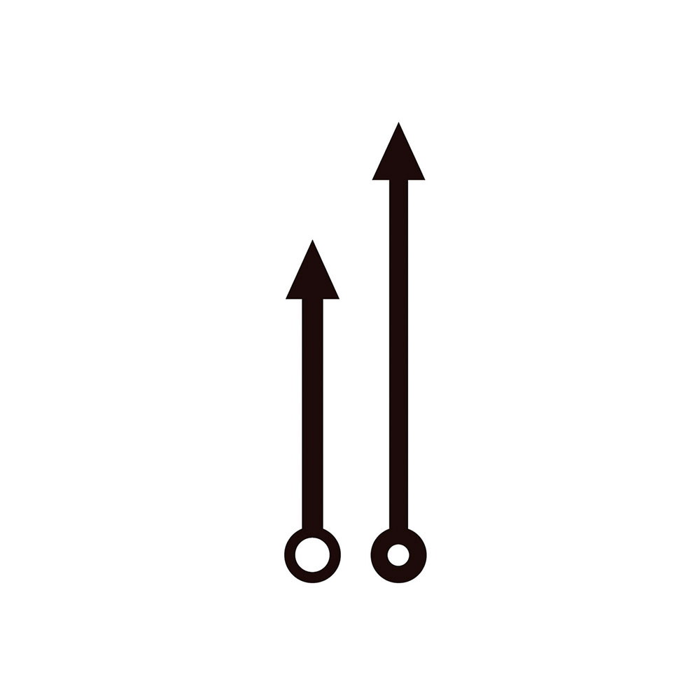 CLOCK HANDS ARROWS 6.4X8.6CM