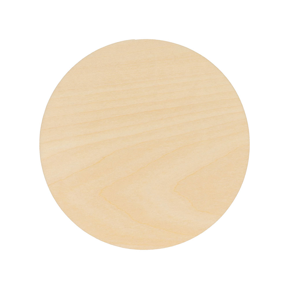 WOODEN COASTERS ROUND 10X0.3CM 4PCS - Image 2