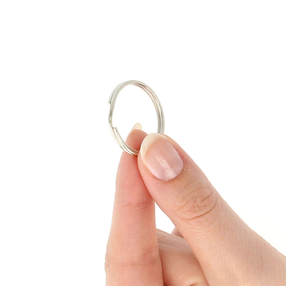KEY RINGS SILVER 25MM 22PCS - Image 2