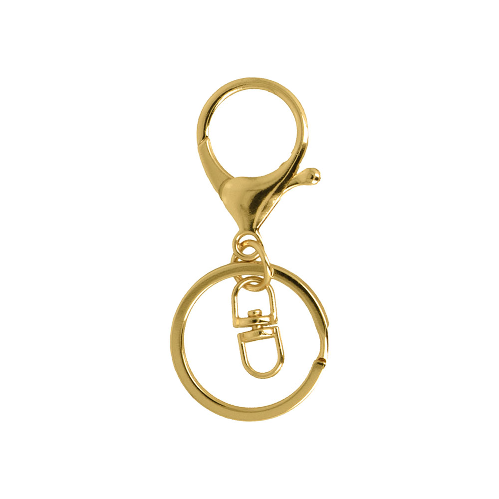 KEYHOLDERS WITH A METAL RING 6.5X3CM 4PCS