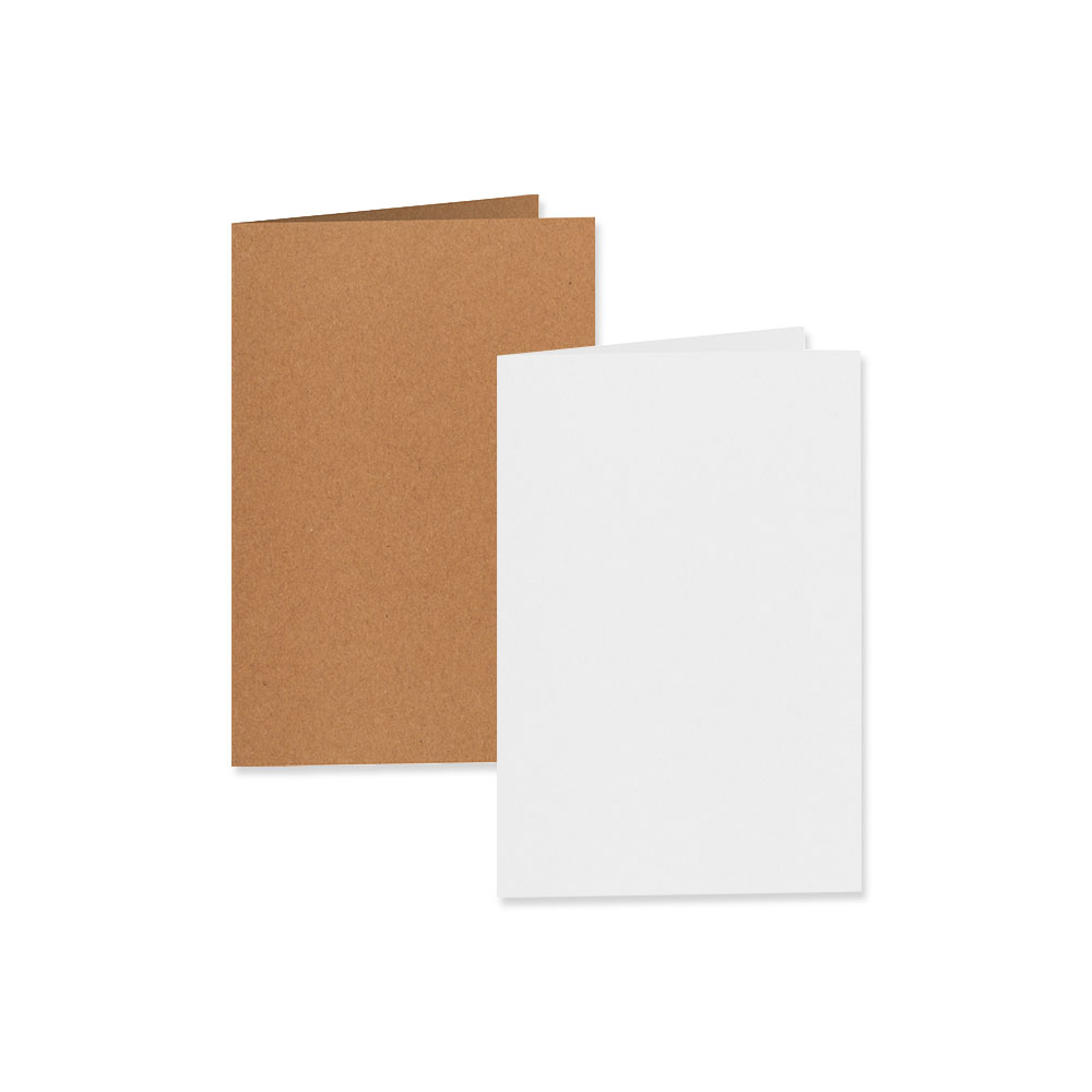 DOUBLE CARDS 17X11CM 50PCS