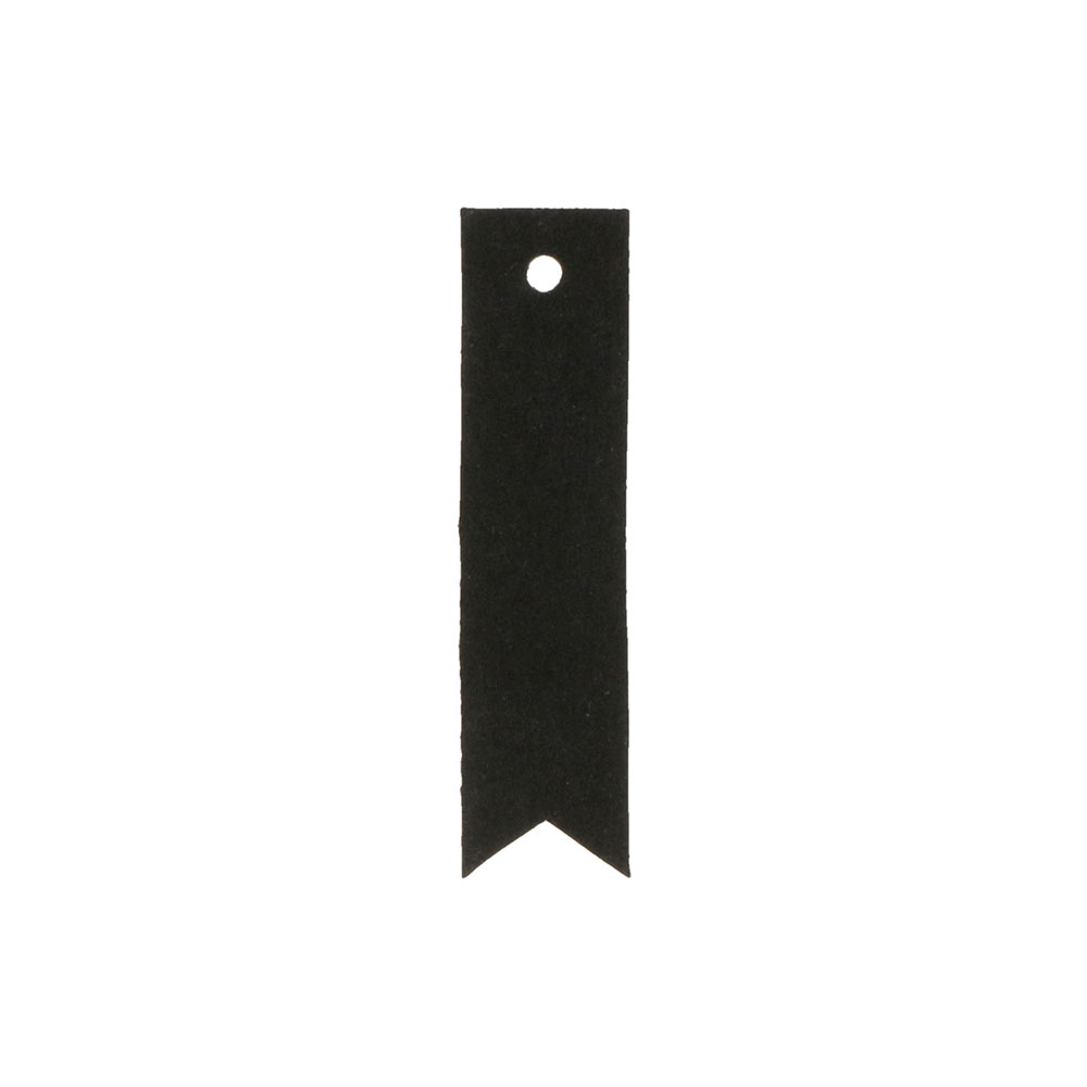LABELS KRAFT BLACK 6X1.5CM 50PCS