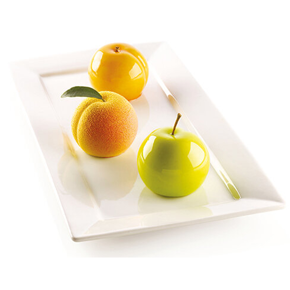 SILICONE MOULD FRUIT INSPIRATIONS N.6 APRICOT 62X52MM