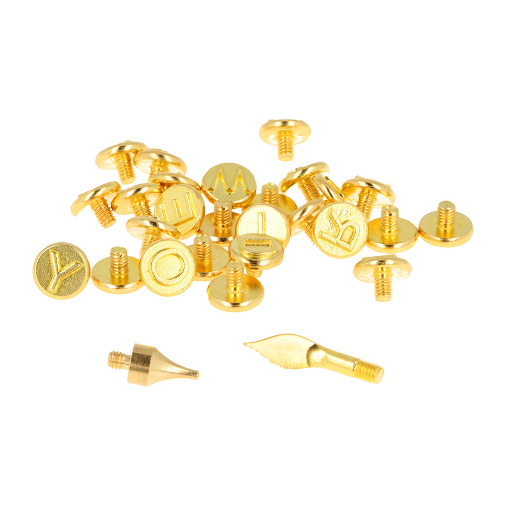 ALPHABET TIPS FOR PYROETCHER 28PCS
