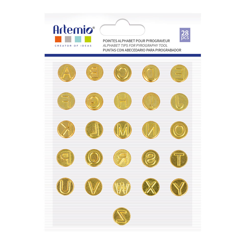ALPHABET TIPS FOR PYROETCHER 28PCS - Image 3